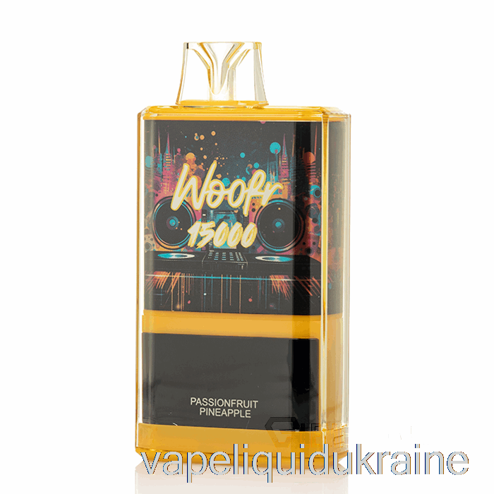 Vape Liquid Ukraine WOOFR 15000 Disposable Passionfruit Pineapple